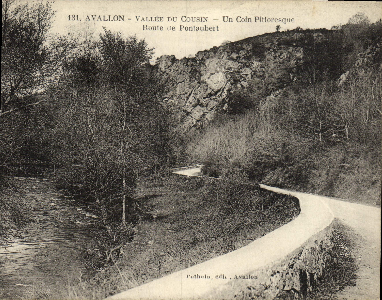 Avalon - Vallée du Cousin - Un Coin Pittoresque - Route de Pontaubert