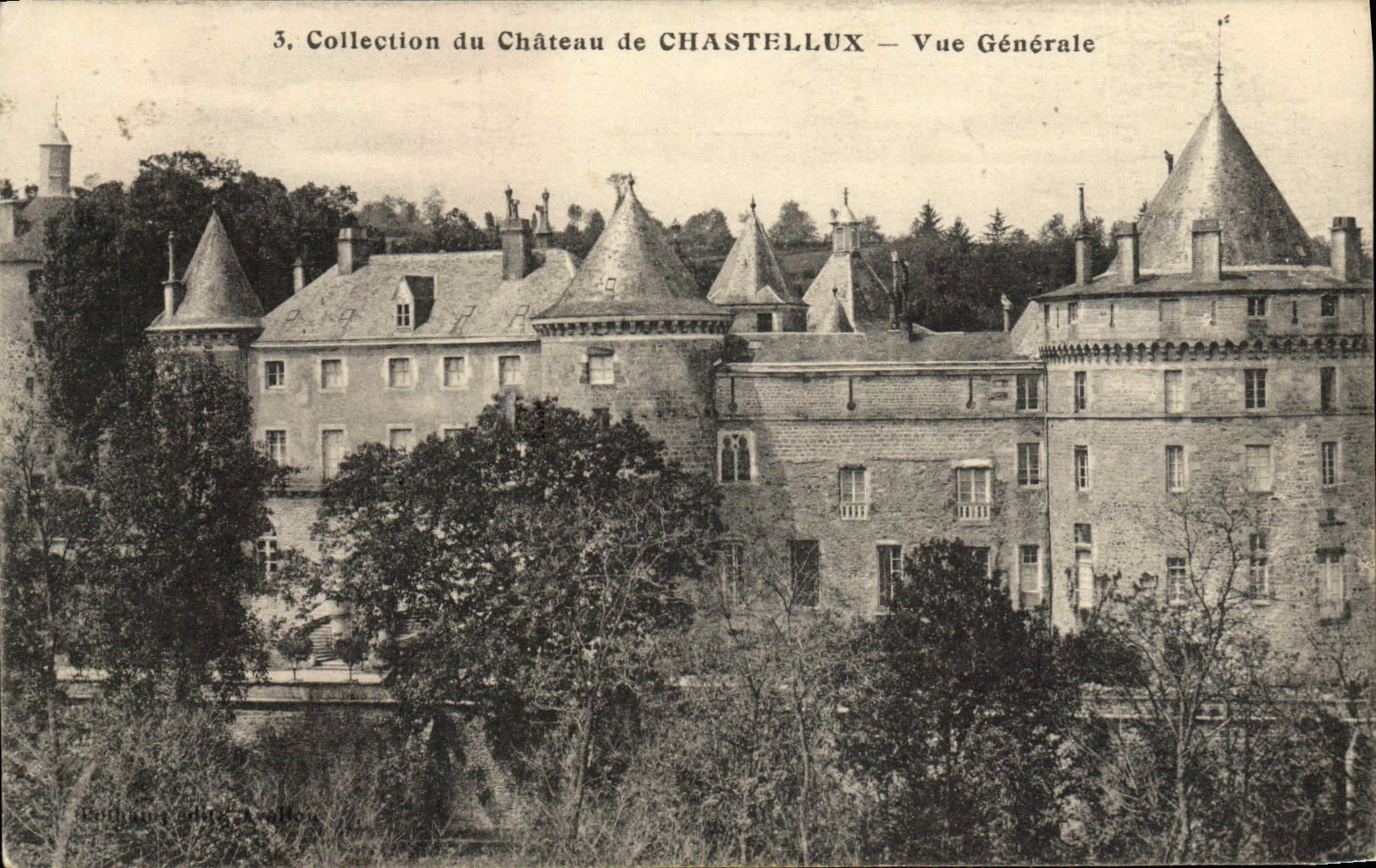Château de Chastellux — Vue Générale — Collection du Château de Chastellux