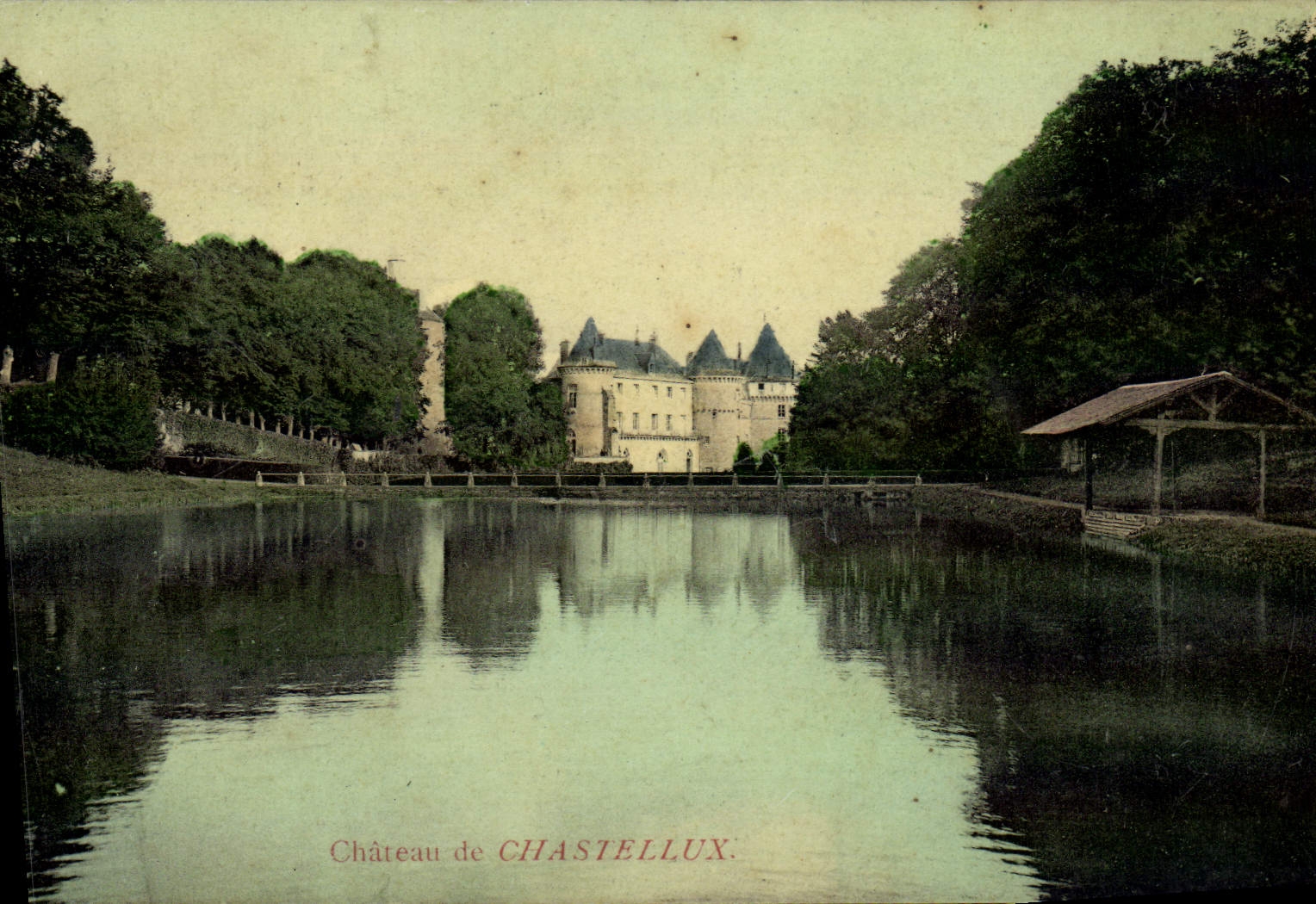 CPA Chateau De Chastellux - Recto