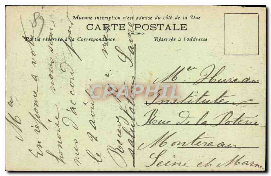 Chastellux — Le Château et la Poste — Le Morvan Illustré — Reverso