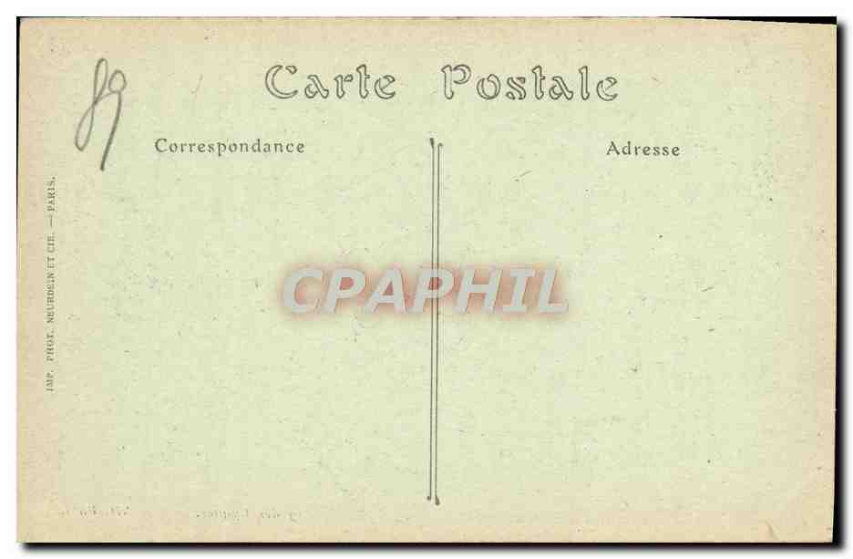 Chastellux (Yonne) — View of the Castle from the Swan Pond — ND. Phol. — Back