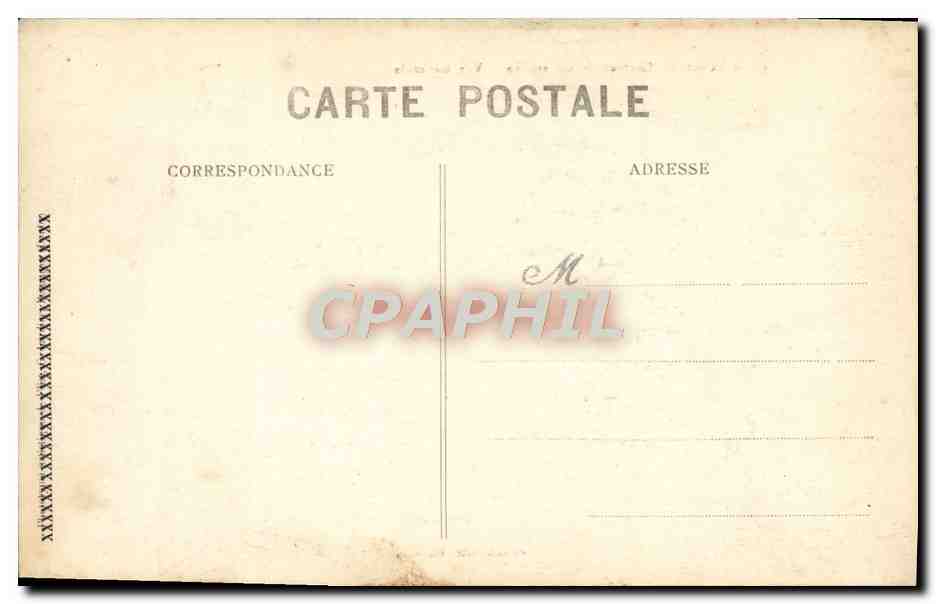 CPA Chateau de Chastellux Vue generale — Verso