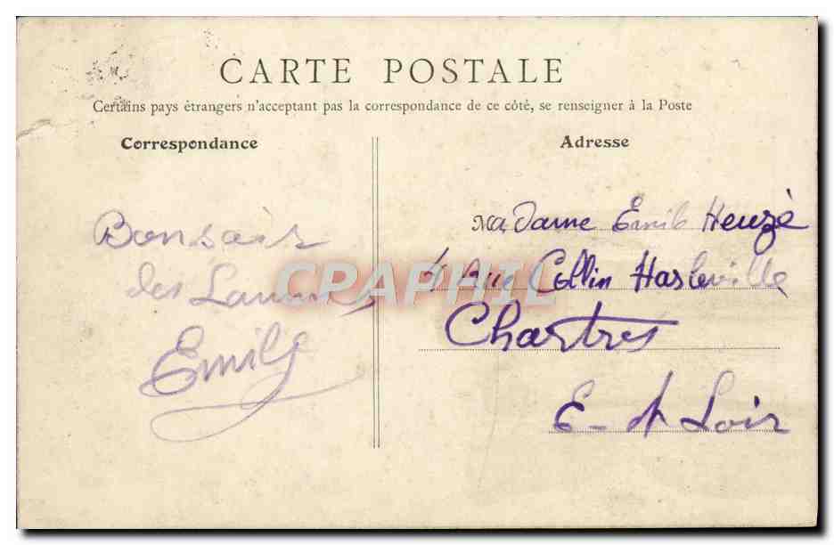 CPA Vallee De La Cure Chateau De Chastellux — Rückseite