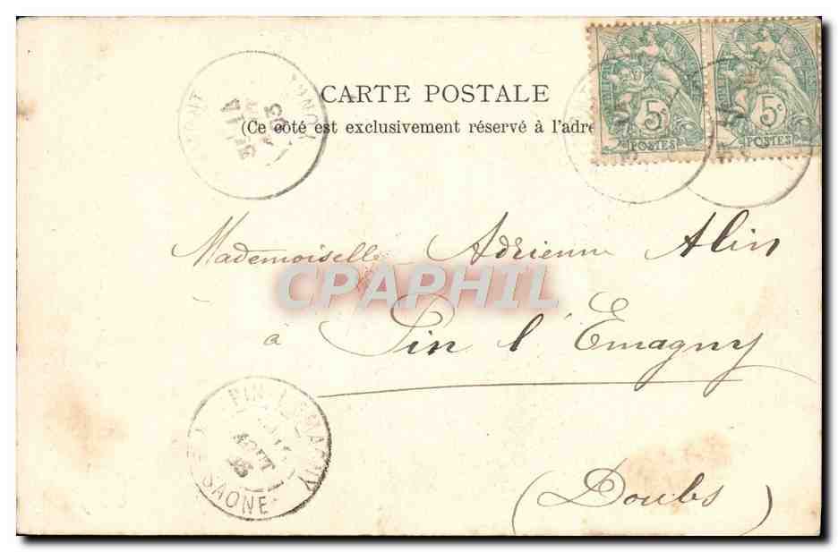 CPA Dixmont A l'Enfourchure Ruine D'Un Prieure Du 16eme — Back
