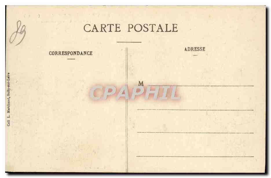 Druyes-les-Belles-Fontaines (Yonne) — Le Lac et l'ancien Château — Bontrton, édit. — Verso