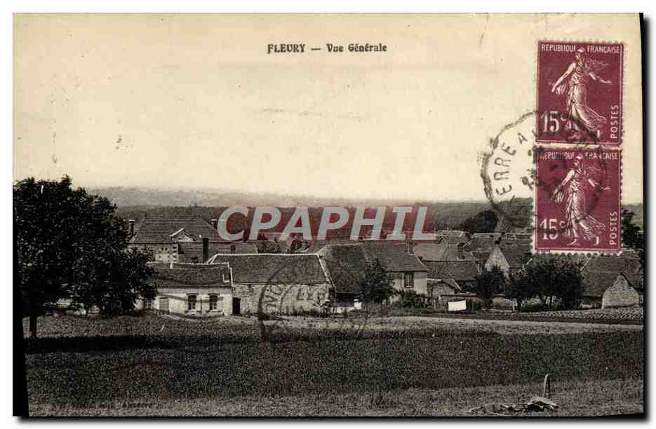 CPA Fleury Vue Generale
