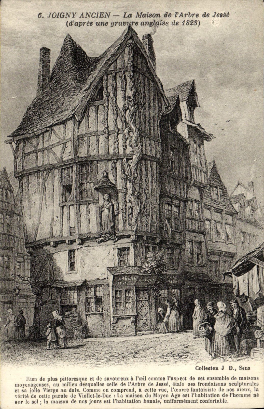 CPA Joigny Ancien La Maison De l'Arbre De Jesse