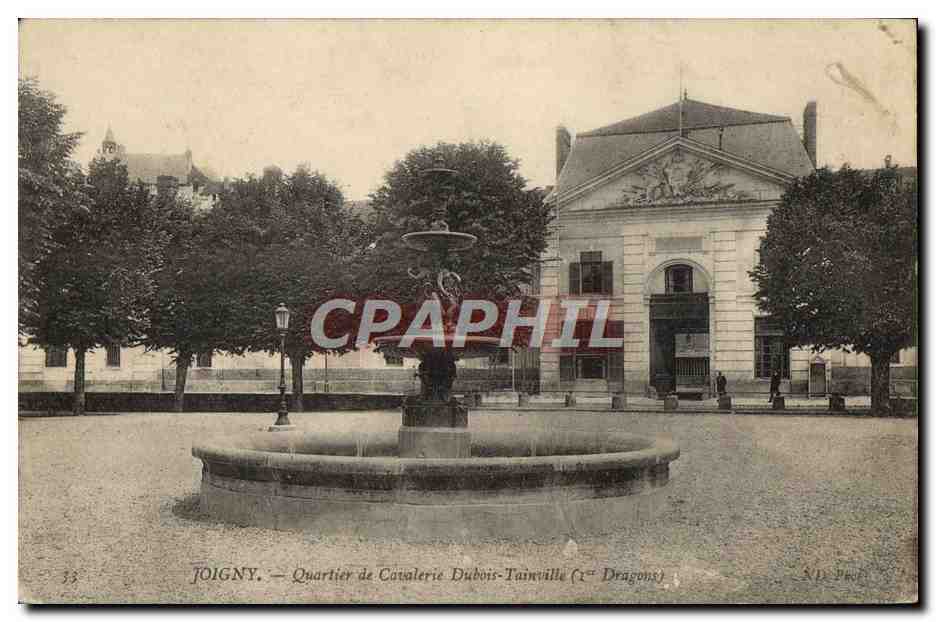 CPA Joigny Quartier De Cavalerie Dubois Tainville 1er Dragons Militaria 