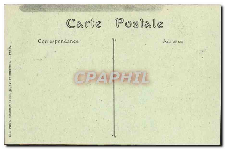 CPA Joigny Chapelle Sepulcrale Des Ferrands — Verso