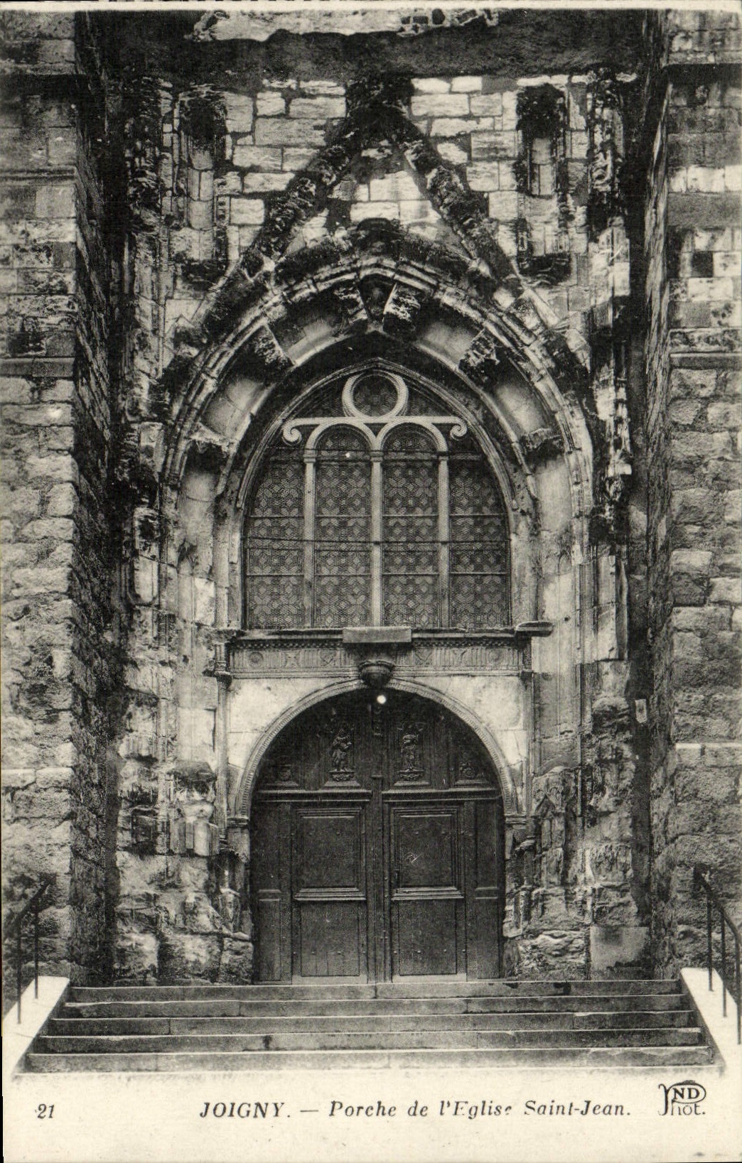Joigny — Porche de l'Église Saint-Jean — N.D. Phot.