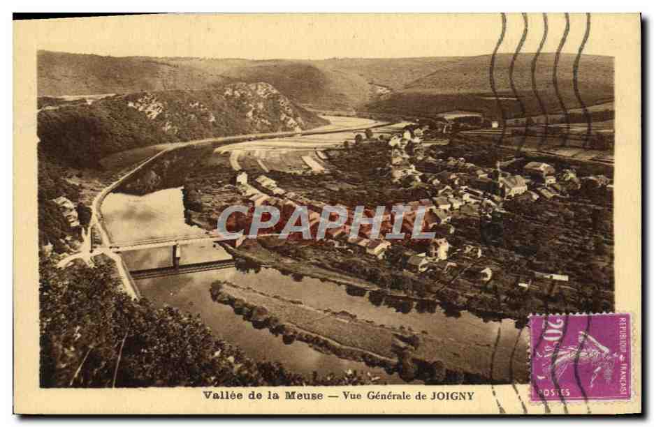 CPA Vallee De La Meuse Vue Generale De Joigny