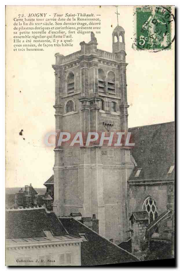 Joigny - Tour Saint-Thibault — Collection J. L. Sina