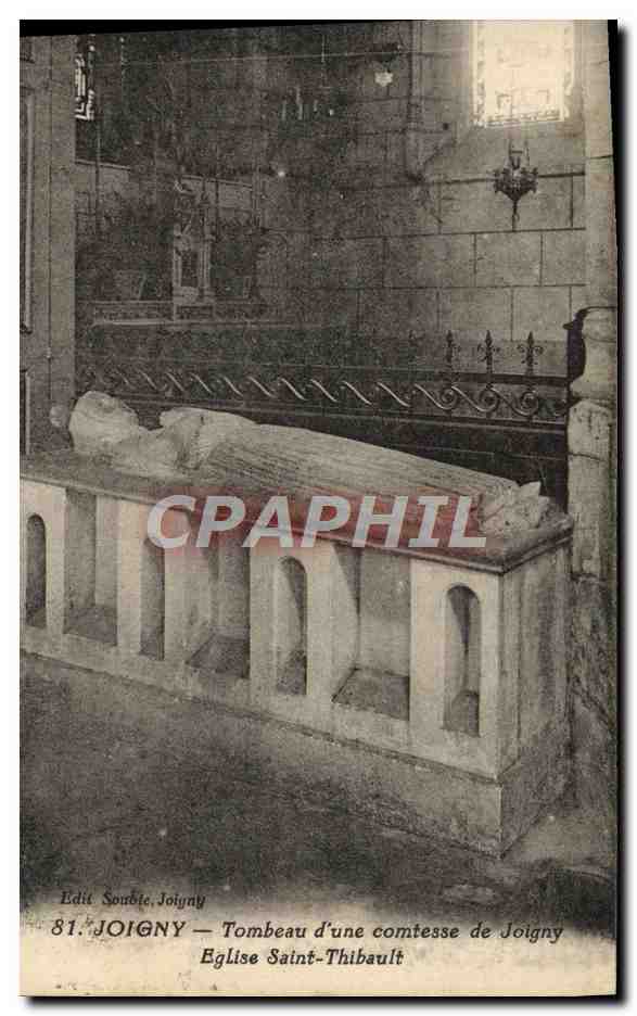 CPA Joigny Timbeau d'une comtesse de Joigny Eglise Saint Thibault