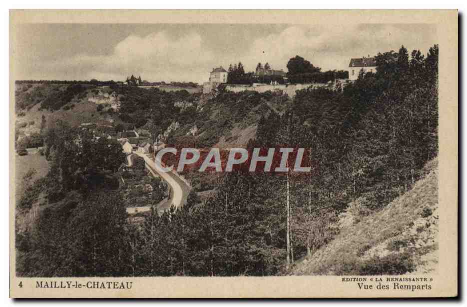 Mailly-le-Château — Vue des Remparts — Édition « La Renaissance »
