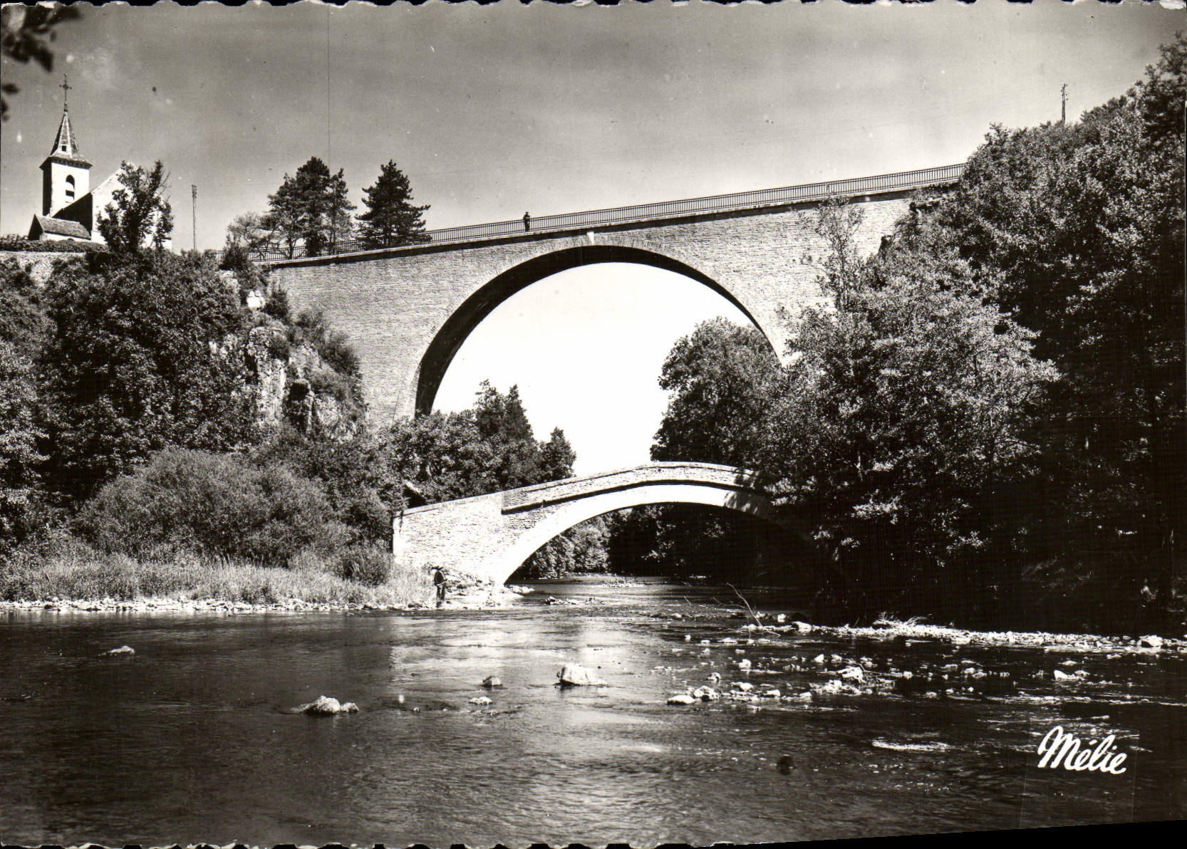 Les deux ponts — Pierre-Perthuis (Yonne) — Éditions Jette, Paris