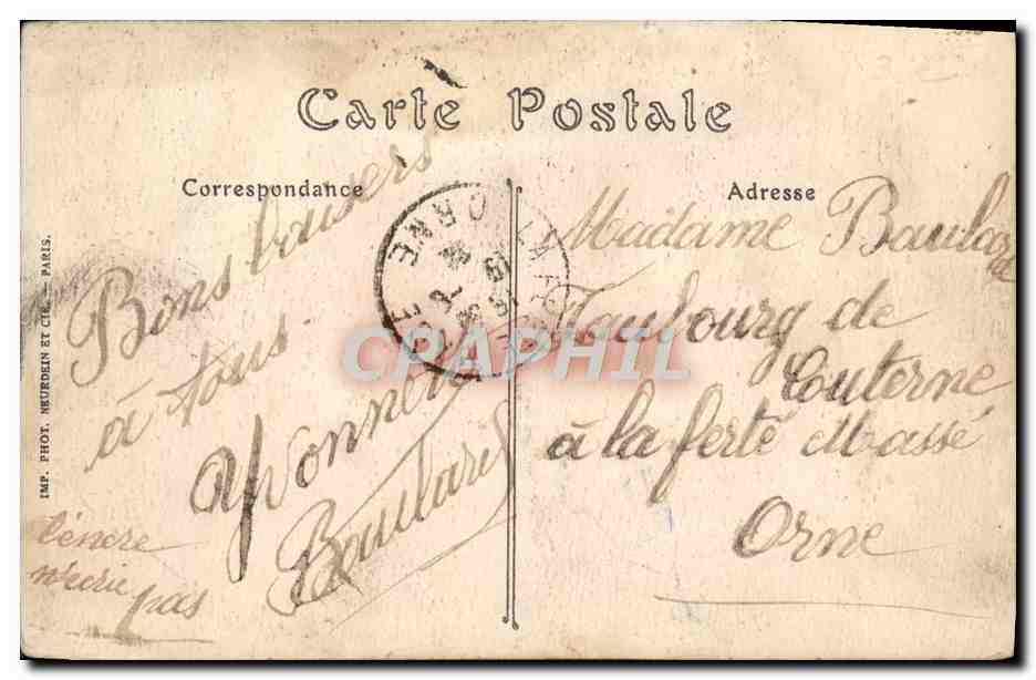 Tal der CURE — Pierre-Perthuis, die Durchbruchfelsen — ND. Fot. — Rückseite