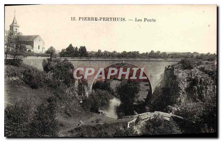 Pierre-Perthuis — Die Brücken — Verlag: CPAPHIL, Nr. 12