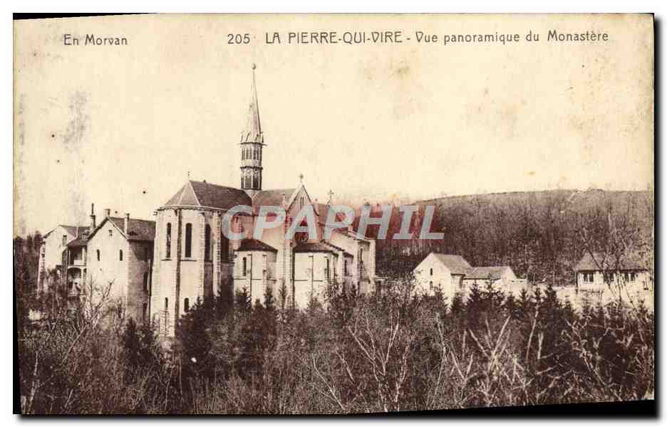 La Pierre-qui-Vire — Vue panoramique du Monastère — En Morvan, n°205