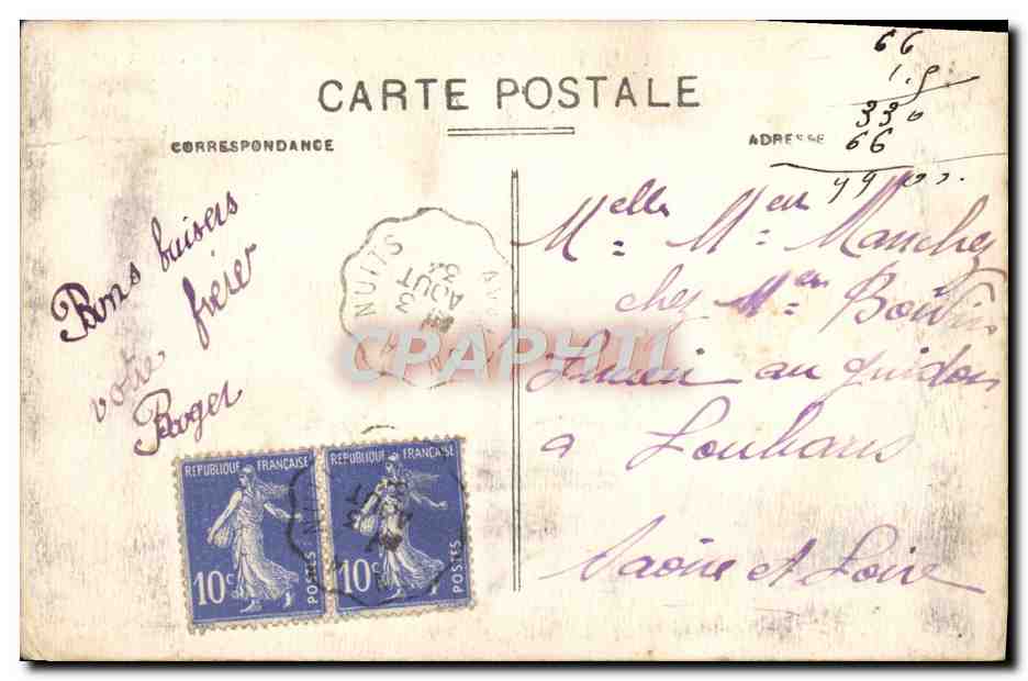 La Pierre-qui-Vire — Vue panoramique du Monastère — En Morvan, n°205 — Verso