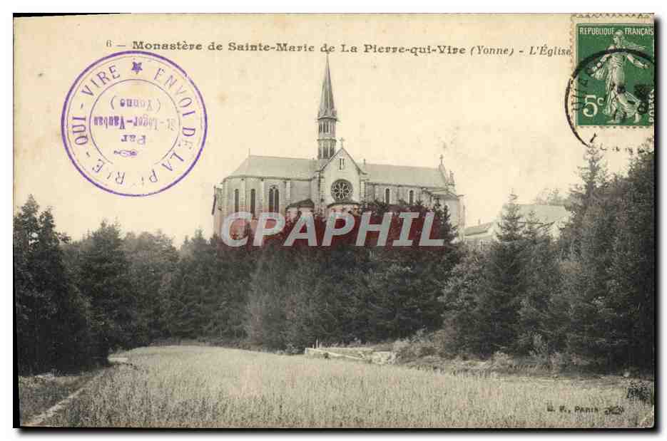 CPA Monastere de Ste Marie de La Pierre qui Vire L'Eglise