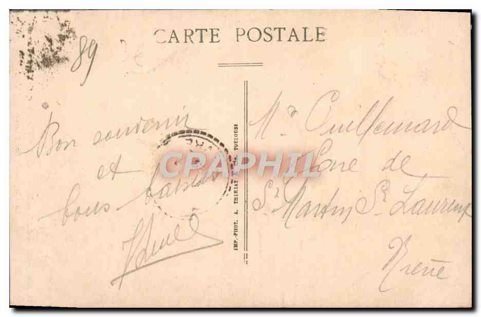 Monastère de Ste-Marie de La Pierre-qui-Vire — La Chapelle du Sacré-Cœur — Imp. Phot. A. Thiriat de Toulon — Reverso