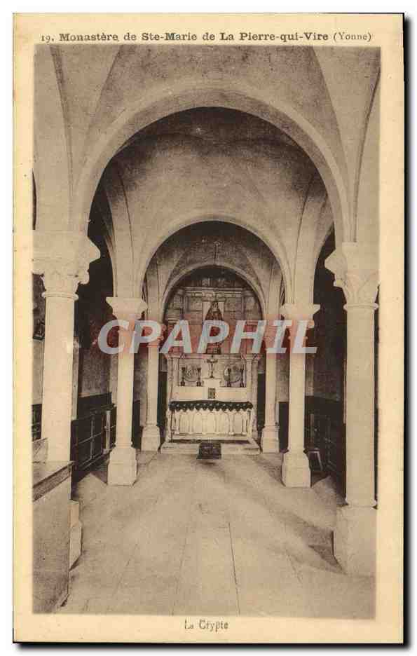Monastère de Ste-Marie de La Pierre-qui-Vire (Yonne) — La Crypte — Henri Badet, Toulouse