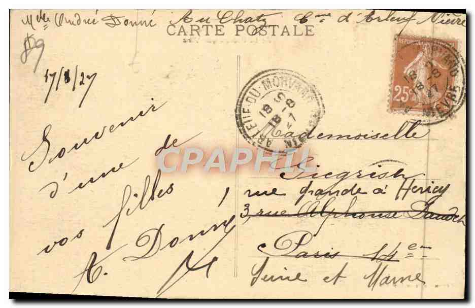 En Morvan — Le Monastère de la Pierre qui Vire — Éditeur : André Mollard, n° 307 — Reverso