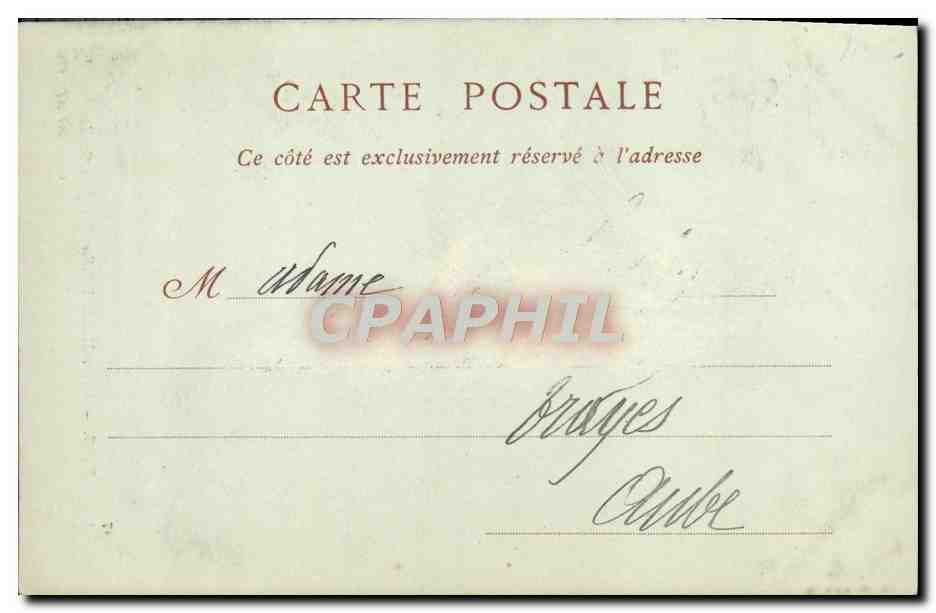 CPA Sens Vieille Maison a pilier Rue Jean Cousin Boucherie  — Rückseite