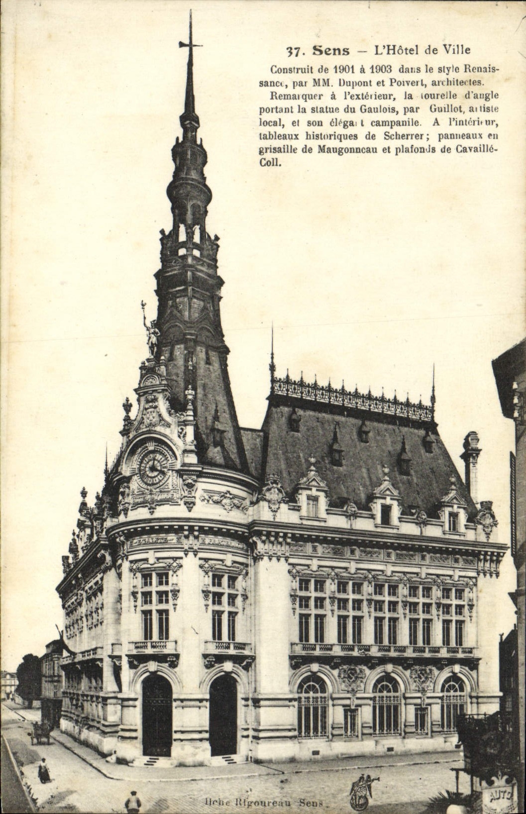 CPA Sens L'Hotel de Ville