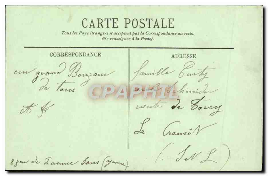 SENS — Salle du Palais Synodal — LL. — Reverso