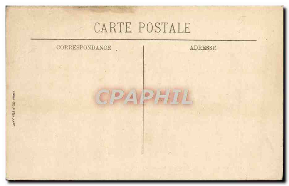 Sens — Grande Cour de la Caserne Gémaux — G. P. — Rückseite