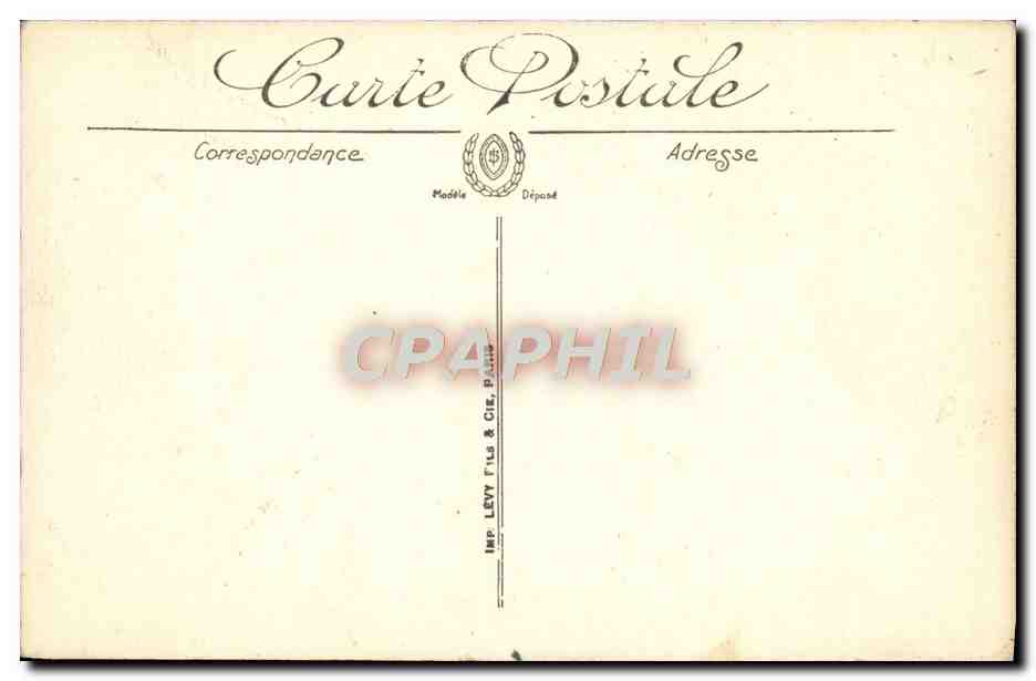 CPA Sens L'hotel De l'Ecu Garage — Rückseite