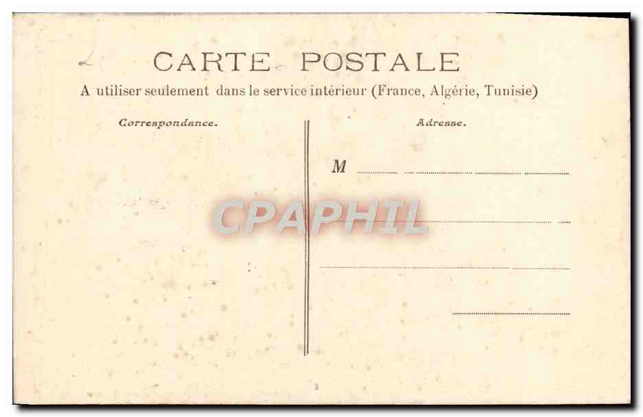 CPA Sens Interieur de la Cathedrale La grande nef et le maitre autel  — Rückseite