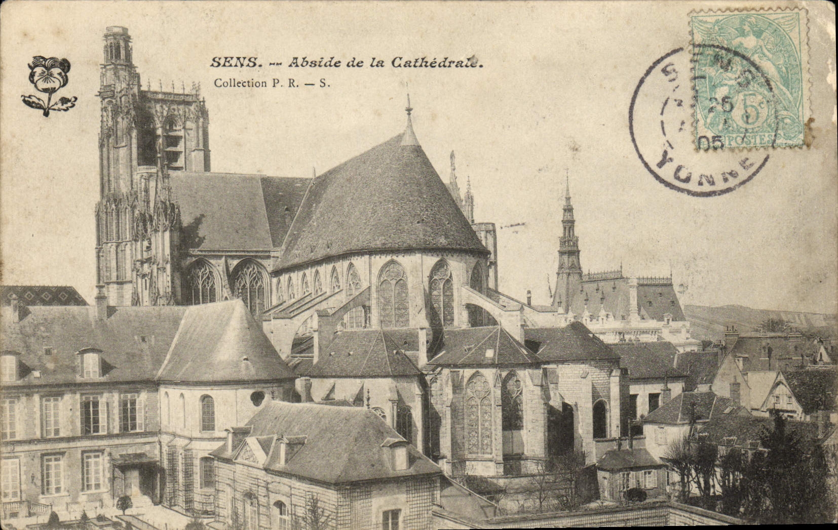 Sens — Abside de la Cathédrale — Collection P. R. — S.
