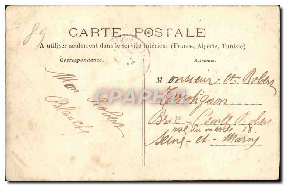 Sens — Abside de la Cathédrale — Collection P. R. — S. — Verso