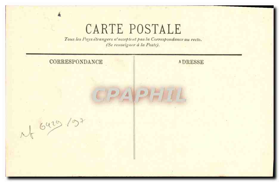CPA Sens La Cathedrale La Porte de Moise — Rückseite