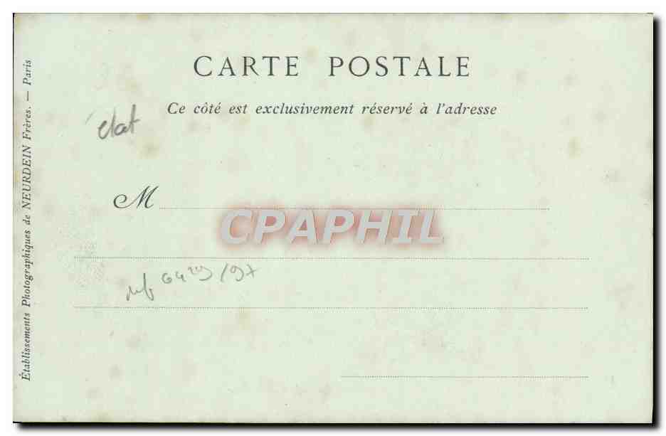 CPA Monastere de Plerre qui Vire Vue d'ensemble — Verso