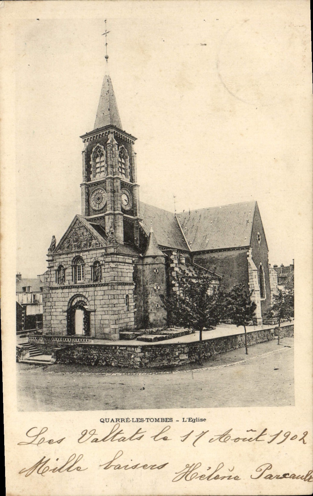 CPA Quarre les Tombes L'Eglise