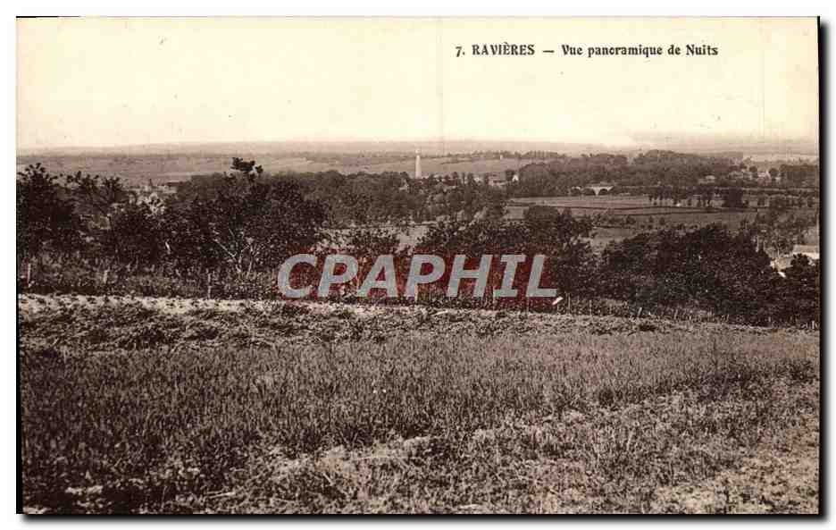 CPA Ravieres Vue Panoramique de Nuits