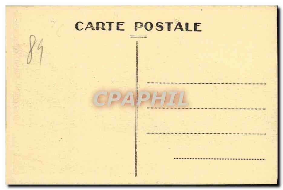 CPA St Florentin La Vieille Tour — Back