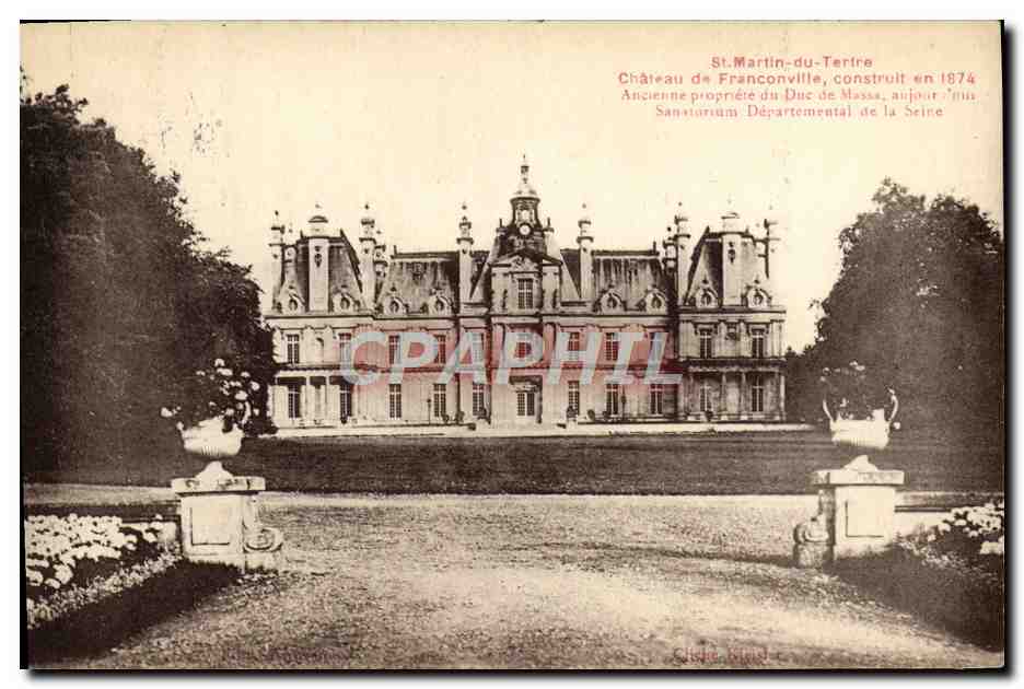 CPA Saint Martin du Tertre Chateau de Franconville