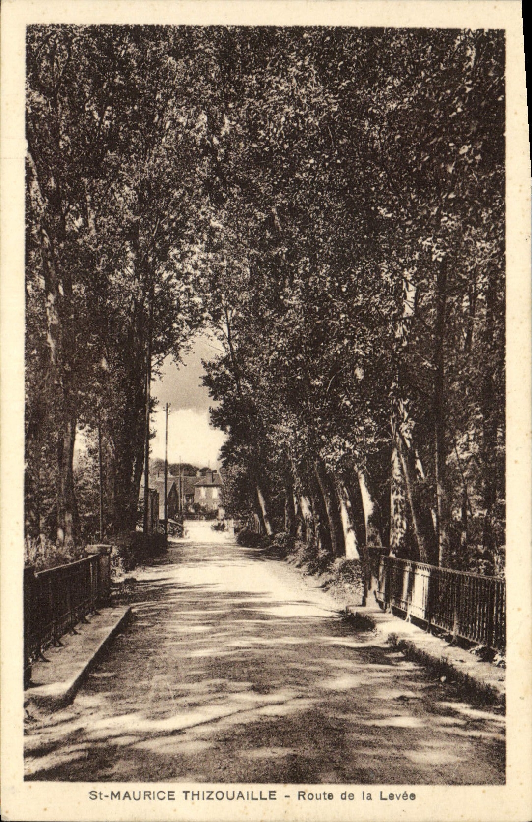 CPA Saint Maurice Thizouaille Route de La Levee