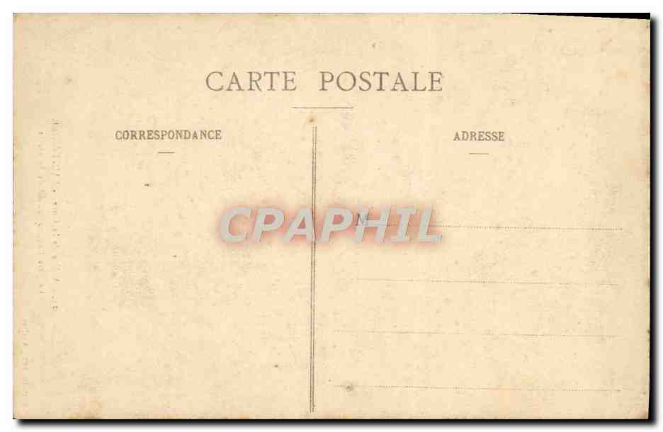 Saint-Moré — Le père Leuleu jouant de la vielle — Pothain, édit., Avallon — Verso