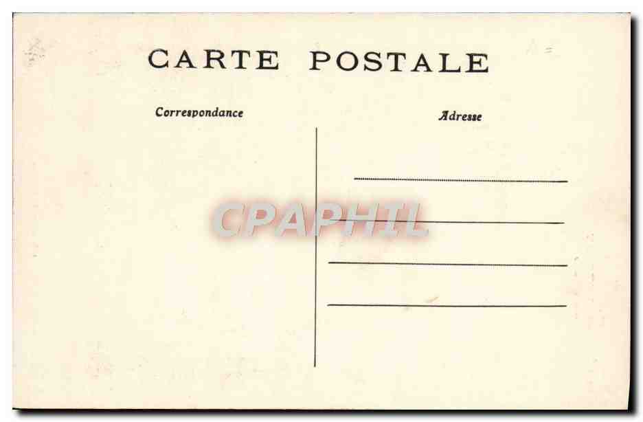 CPA Saint Pere sous Vezelay l'Eglise  — Verso