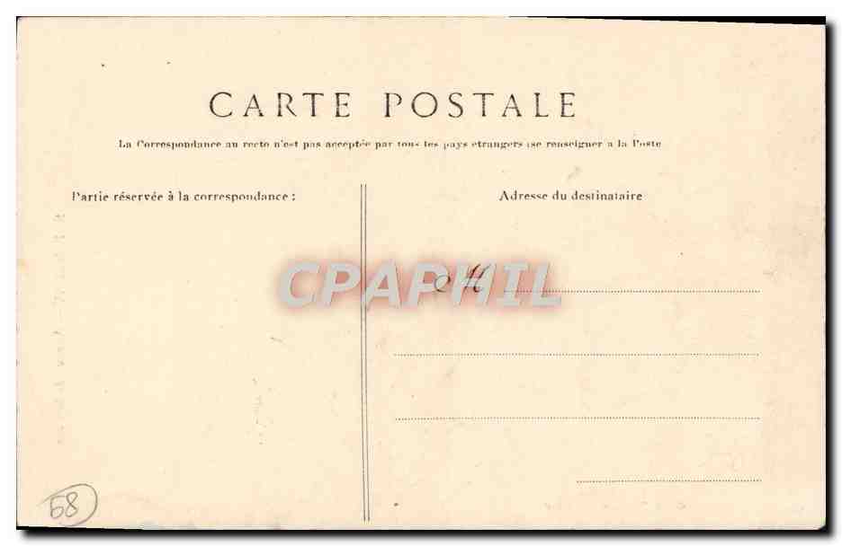 CPA Seignelay Avenue de la Gare — Back