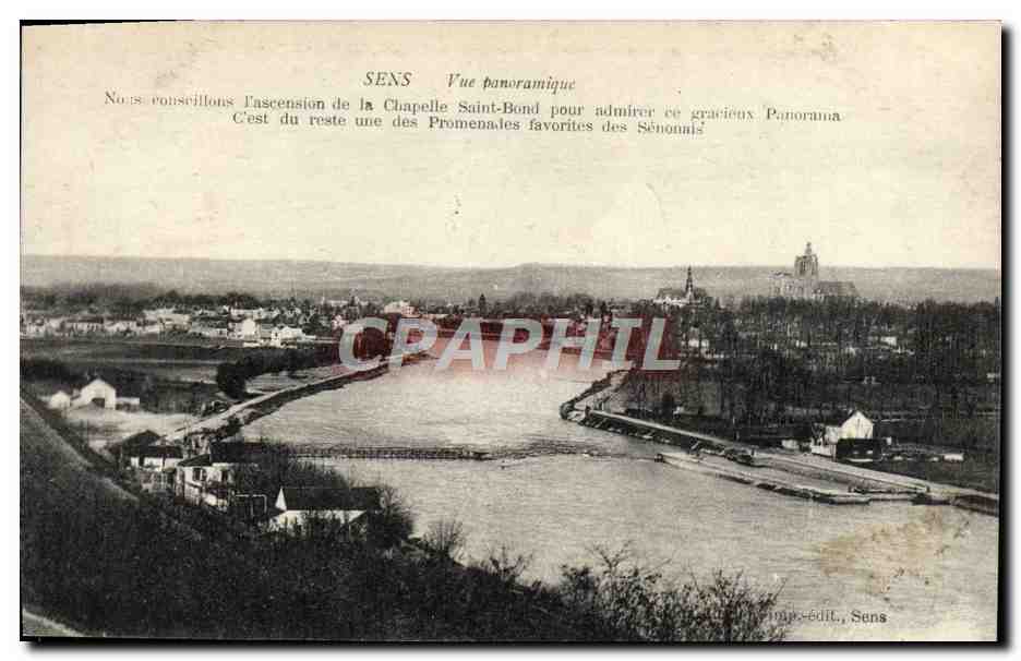 CPA Sens Vue Panoramique 