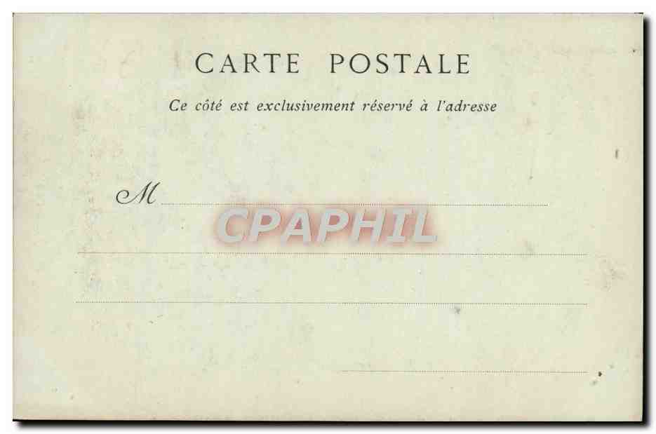CPA Sens La Nef de la Cathedrale — Rückseite