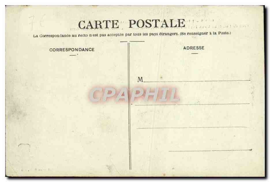 Sens — L'inondation des 21, 22 et 23 Janvier 1910 — Crue de 4 m. 44 au Vieux Pont d'Yonne (en aval) ; l'eau atteint la couronne des contre-forts — Reverso