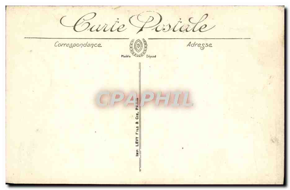 CPA Sens L'Hotel de l'Ecu Garage — Rückseite