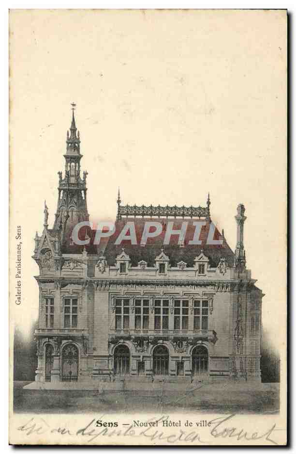 CPA Sens Nouvel Hotel de Ville